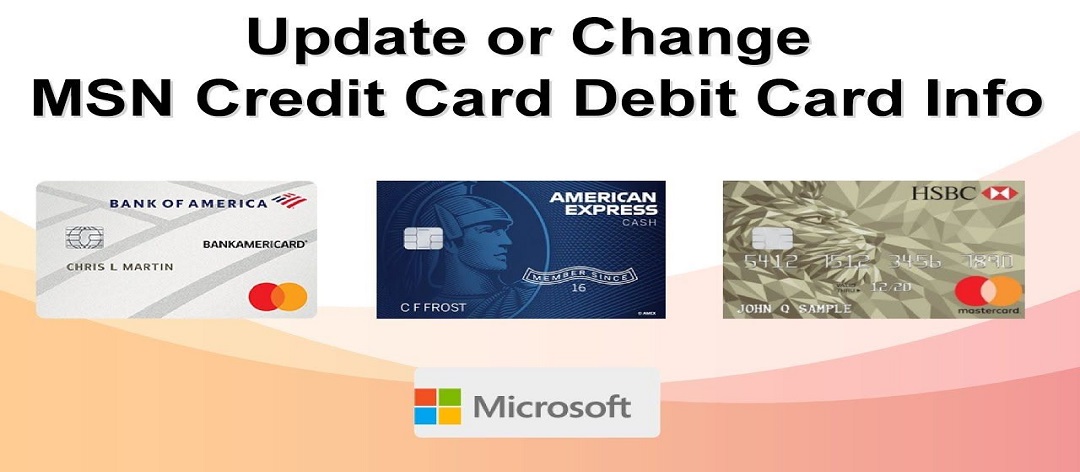 Update Your MSN Account Credit Card Expiration Date Onlinee